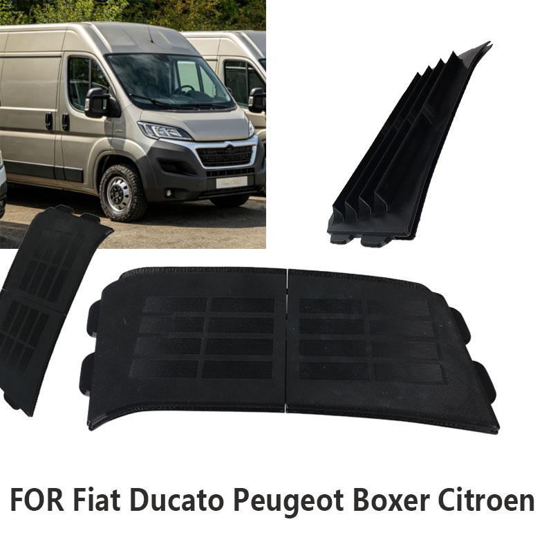 Caravan Window Rain Ventilation Cover Dustproof Flyscreen Mesh Air Flow Louvered Grille for Fiat Ducato Peugeot Boxer Vehicle