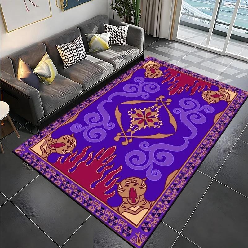Magical A-Aladdin Floor Mat Non-Slip Carpet for Living Room Vibrant Rug for Sofa Doormat Kitchen Decor Perfect Kid's Gift
