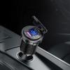 Car Phone Charger Fast Power Charging Block QC3.0 Type-C PD Dual Port Adapter With Digital Display Voltmeter Phone Car Charger