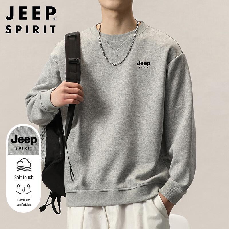 

JEEP SPIRIT Men s Autumn/Winter Casual Crewneck Sweatshirt XL