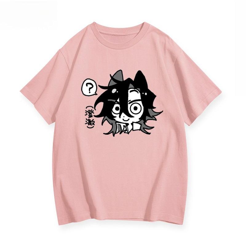 The Mysterious Master Leonards Surrounding Kleinke Meow Meow Style Cosplay Shortsleeved Tshirt for Men Suitable Summer