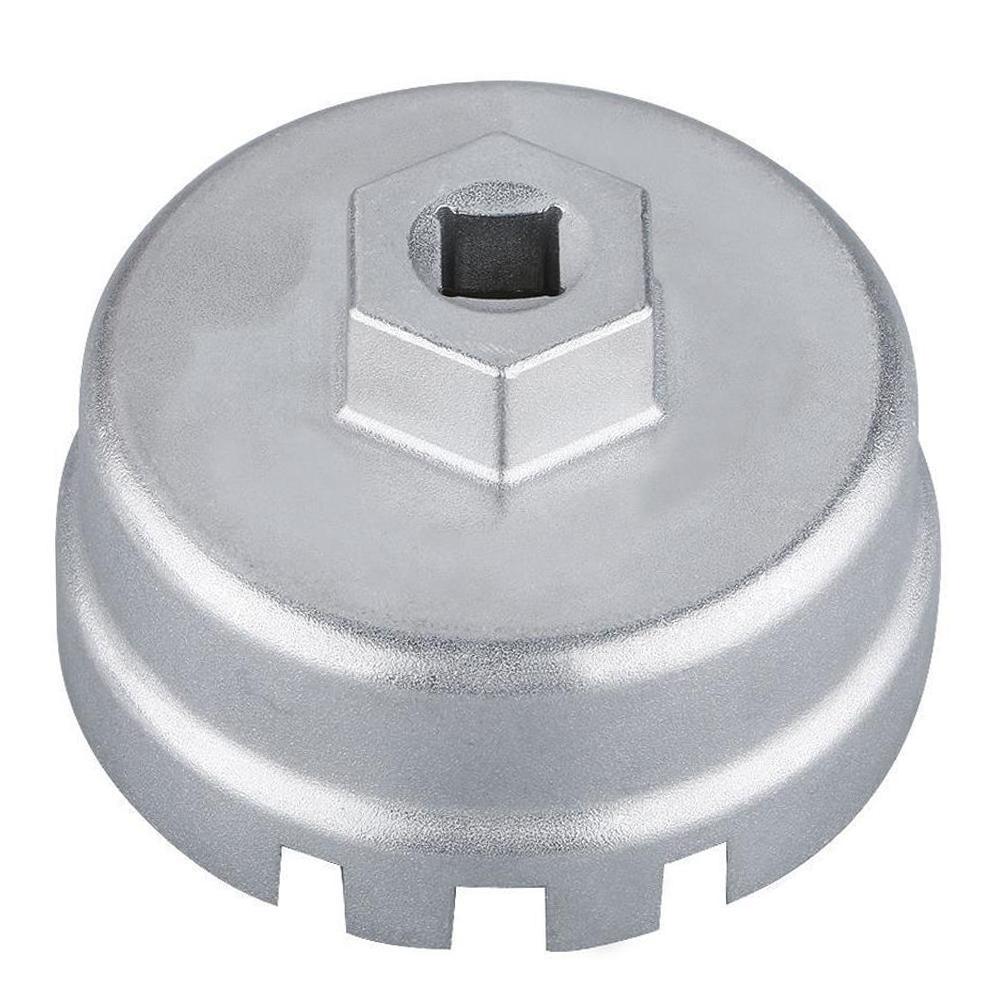 64.5mm 14 Flute Aluminum Oil Filter Wrench Cap Socket Remover Tool for Lexus Toyota Corolla RAV4 Camry Highlander Tundra