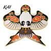 Decorative Metal Lapel Pin Chinese Style Paper Kite Brooch, Enamel Butterfly Goldfish Swallow Retro Badge, for Clothing Scarves and Bags Badge