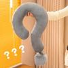 Question Mark Pillow U-shaped Pillow Question Mark Pillow Plush Toy Question Mark Headrest Birthday Gift