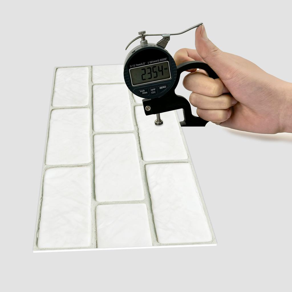 10/20/30Pcs 3D Mosaic Tile Stickers - Waterproof PVC Wall Decals - Thickened Self-Adhesive Brick Wallpaper for Kitchen & Bathroom - Multiple Designs