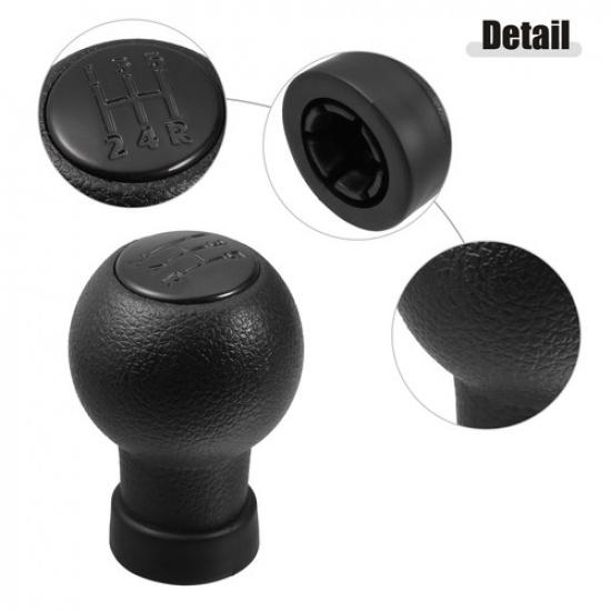 1 Pcs 5 Speed Manual Gear Stick Shift Knob Fit for Suzuki Swift 05-10 Black