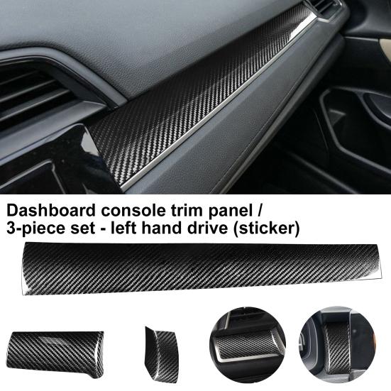 

Практичная наклейка на отделку приборной панели, украшение из углеродного волокна, термостойкое