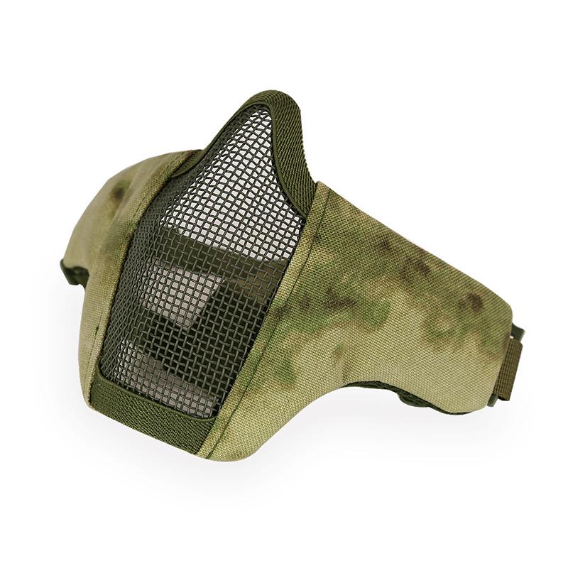 Outdoor Cycling Breathable Steel Wire Tactical Mask for CS Field Protection