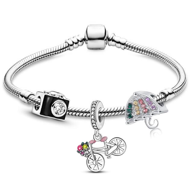 Breloques fantôme chauve-souris citrouille d'halloween, pendentif en perles avec breloques, bijoux pour femmes et enfants, haute qualité