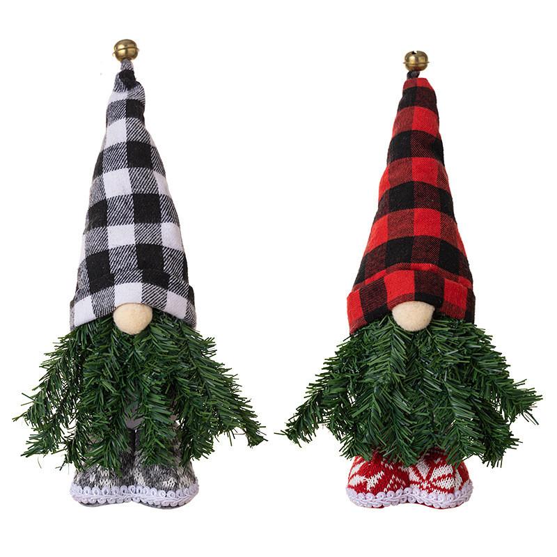 Creative Christmas Tree Gnome Figurine With Illuminated Nordic Forest Design For Festive Holiday Decor