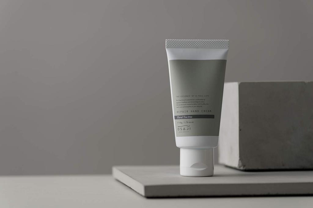 Osaji Repair Hand Cream 50g Gentle On Prevents Floral Tea Tree [Highly Moisturizing, Easy-Spreading] [Softens Skin, Skin, Dryness, Scent]