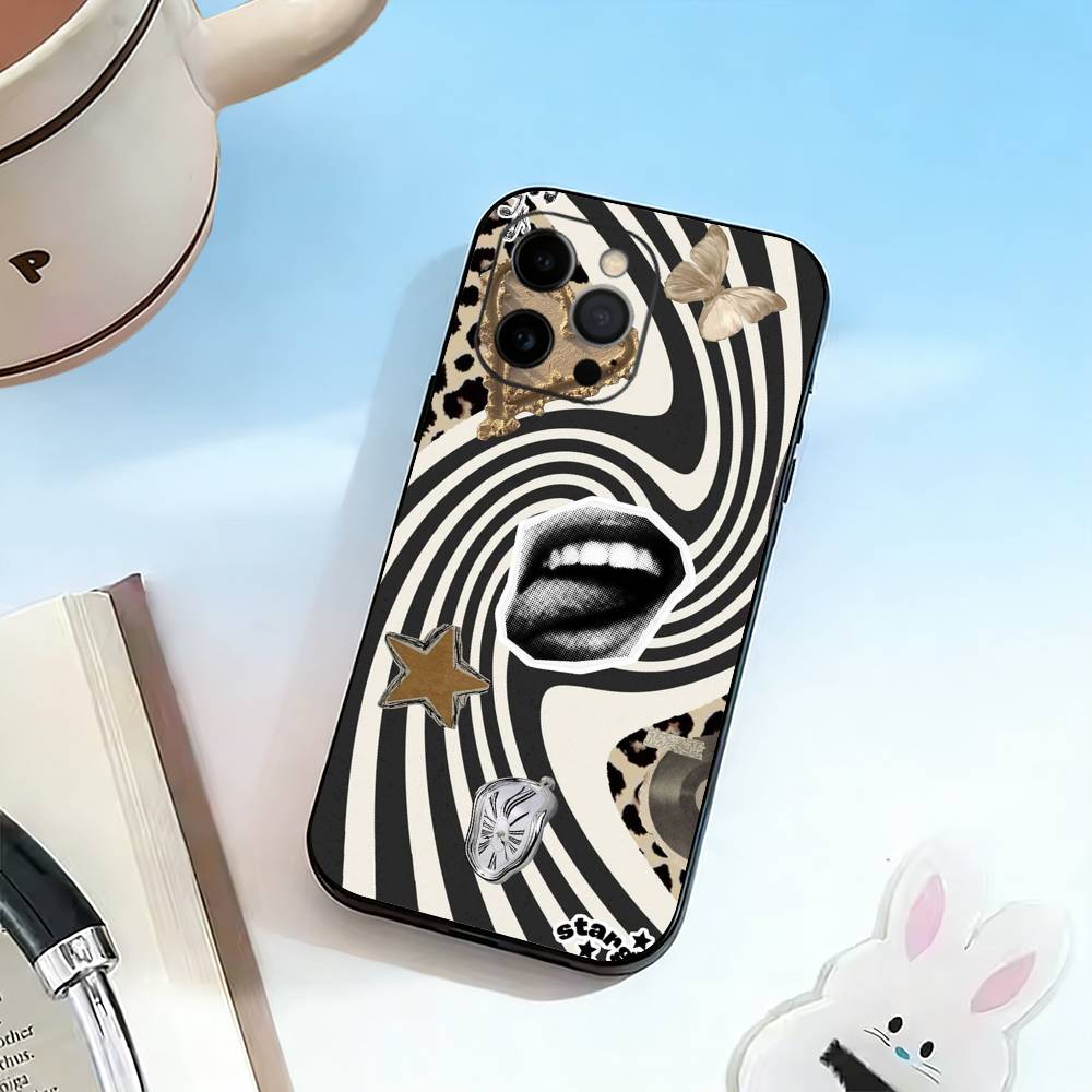 leopard print Phone Case Silicone Soft For IPhone 17 16 15 14 13 12 11 X XR Plus Pro Max Plus