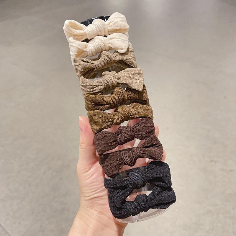 Popular High-Elastic Bow Hair Tie for Women – No Crease, Non-Tightening Ponytail Holder