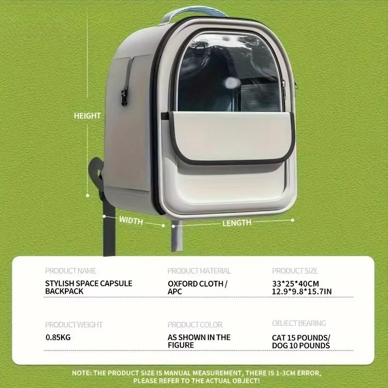 Sac à dos transporteur pour animaux de compagnie pliable et portable en maille respirante de grande capacité pour chien et chat, fournitures de voyage en plein air, camping, randonnée