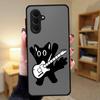Phone Cover Case for Samsung Galaxy A16 A15 A14 A23 A73 A33 A54 A52S A72 A34 A36 A53 A35 A17 A52 A56 A55 Music Cat