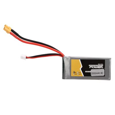 7.4V 2000MAH Lithium Battery 8C High Power Conversion RC Spare Parts for Jumper T16 Remote Control