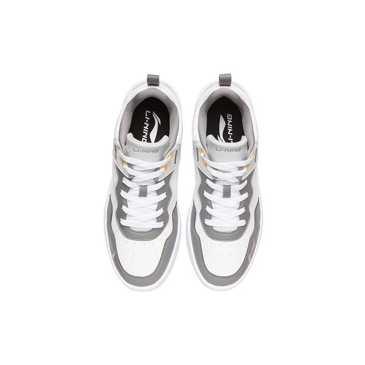 Li Ning Xing Chu Leather Coverage Slip Resistant, Abrasion Resistant, Lightweight, Breathable Low top Skateboard Shoes AGCR315-4