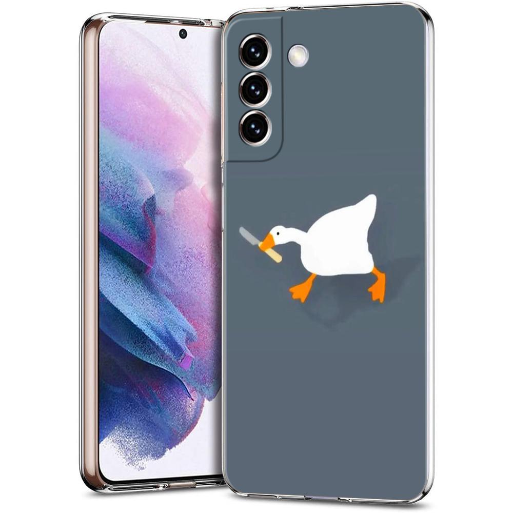 

Мультяшный прозрачный чехол Гусиная игра для Samsung Galaxy S24 S23 S22 S20 S21 FE Ultra S24 S23 S10 S10E S9 S8 Plus 5G Сумка-оболочка из ТПУ samsung s8
