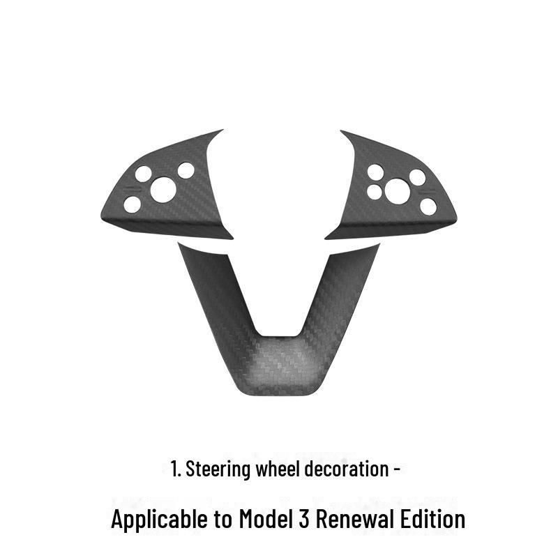 Tesla Model 3 Carbon Fiber Dashboard Patch – Highland 3 Full Car Accessory