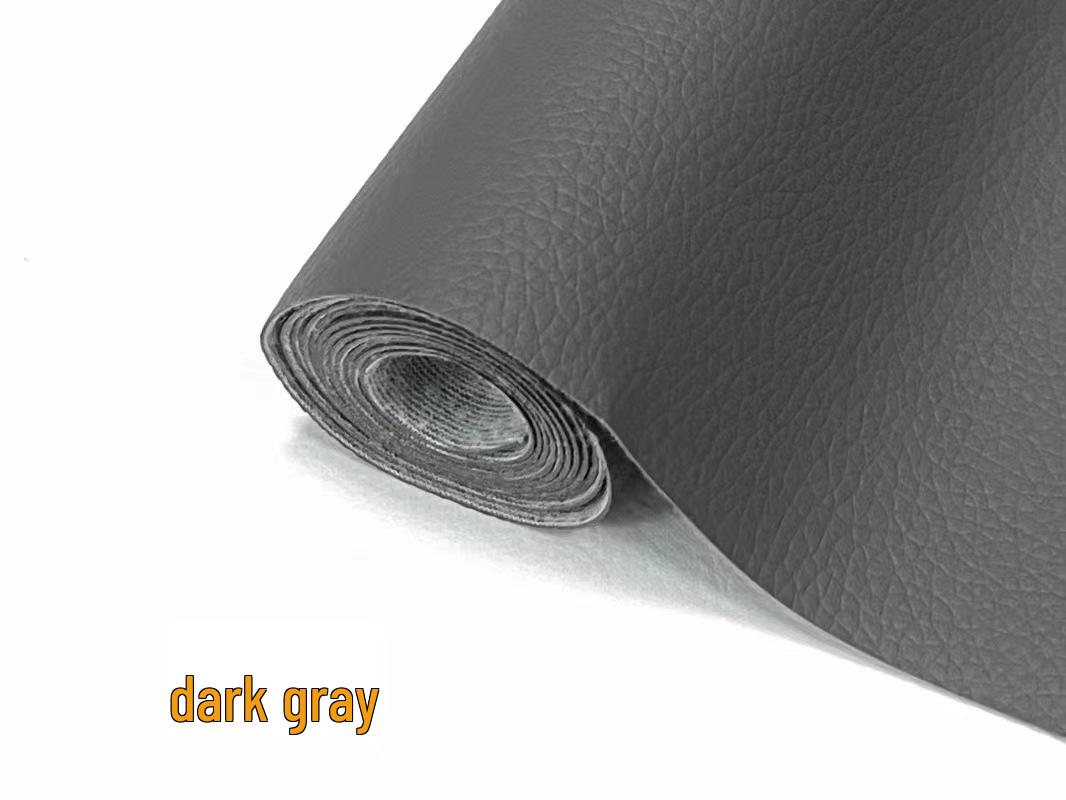 

Утолщенная самоклеящаяся заплатка из ПУ кожи с тиснением «личи» для диванов, кроватей и автомобильных салонов 100cm x 137cm темно-серого