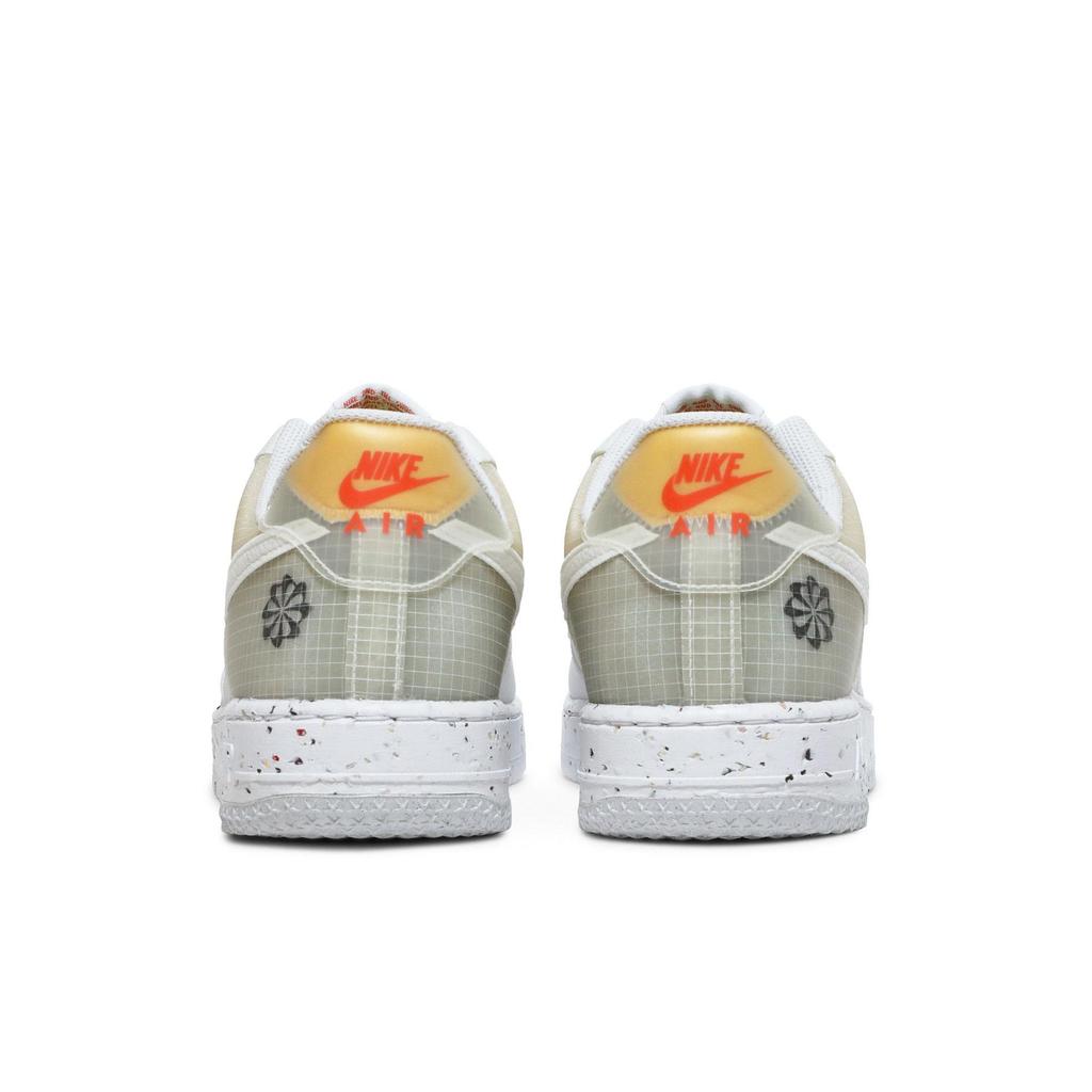 Nike Air Force 1 Crater 'Move To Zero - White Orange' (Unisex) White / Orange / White Skateboard Shoes DH2521 100