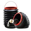 1Pc Car Waste Bins Multi-Function Telescopic 4L Bucket Trash Can Car Garbage Plastic Storage Bucket Dustbin Trash Cans Case Holder
