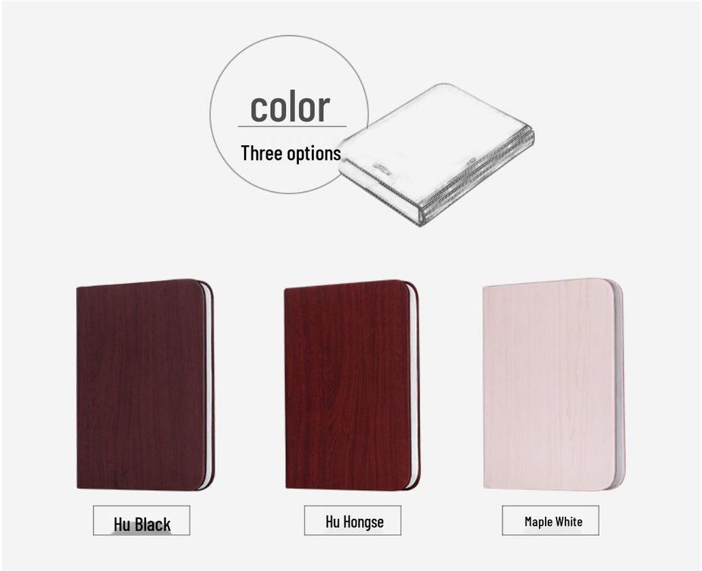 Engraved LED Wooden Book Lamp with Eye-Protecting Bluetooth Night Light