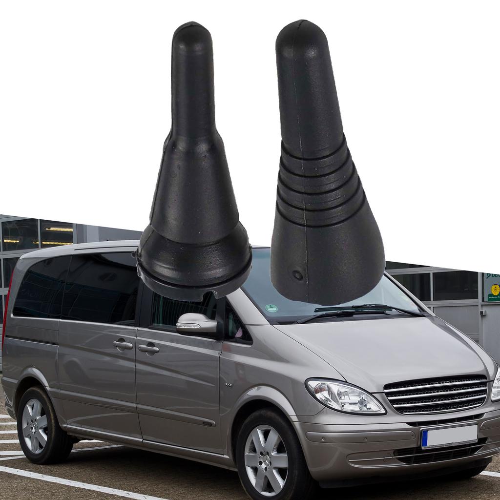 Roof Antenna Rubber Sleeve Kit ABS Black OEM 2108202175 For Mercedes C-Class W202 1993-2000 E-Class W210 1995-2003