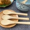 5Pcs Wooden Honey Spoon Ecofriendly Household Tableware Bamboo Kitchen Condiment Scoop Coffee Spoon Dessert Spoon Teaspoon