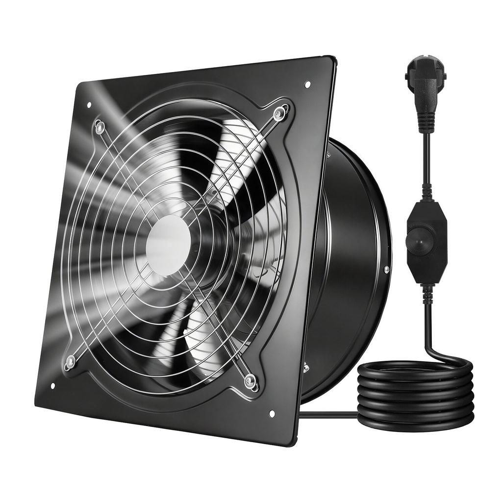 30.5 cm Exhaust Fan, 1558 CFM High Velocity Wall Mount Vent Fan with Speed Control, 70W Low Consumption, Portable Ventilation Extractor for