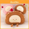 Cute Swiss Roll Plush Doll Pillow With Short Plush Fabric For Bedroom Decor And Comfort