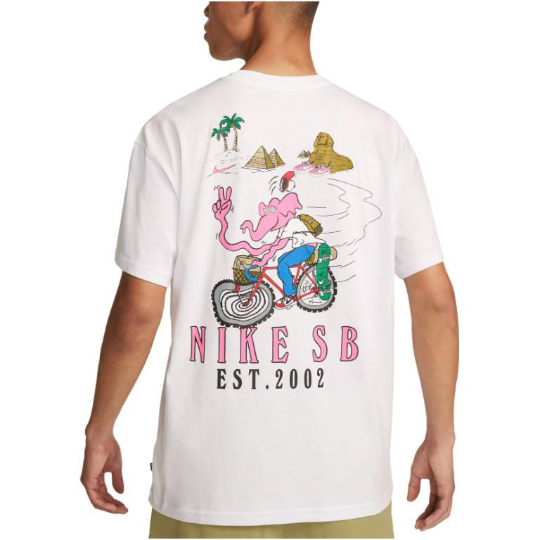 New Nike SB T Shirts Men's White FJ1142-100