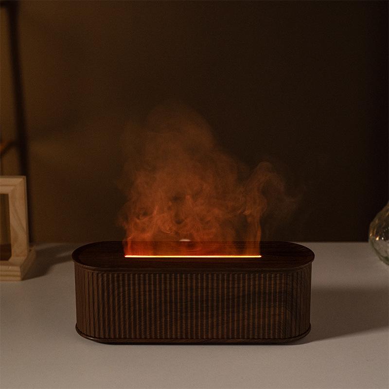Silent Flame USB Humidifier & Aroma Diffuser with Colorful Night Light