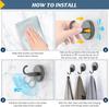 10/1PCS Vacuum Suction Cup Hooks Shower Towel Robe Holder Kitchen Bathroom Wall Mounted Hooks Removable Glass Tile Sucker Hanger