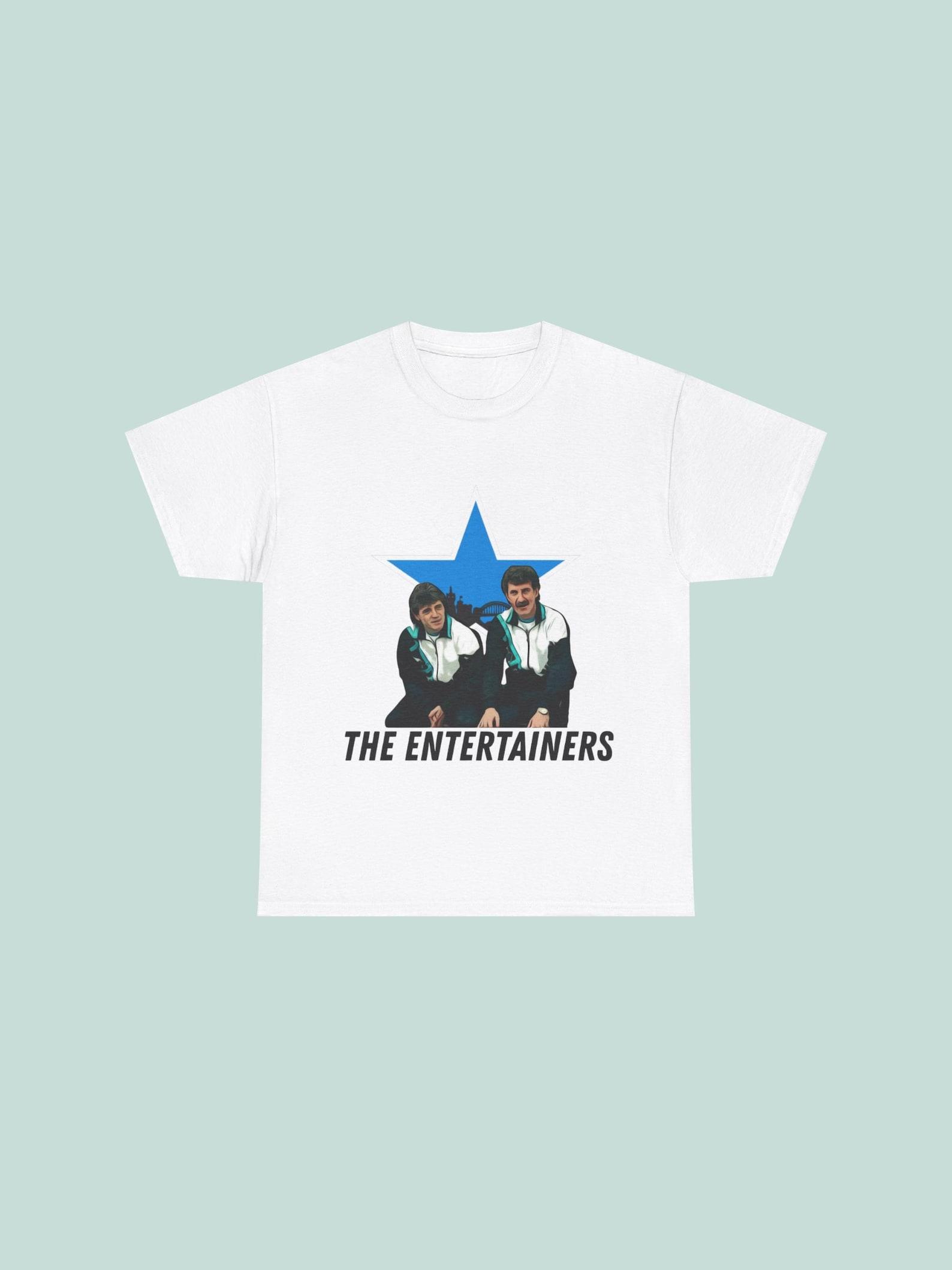 The Entertainers Newcastle Football Tee | Vintage duo, blue star graphic S