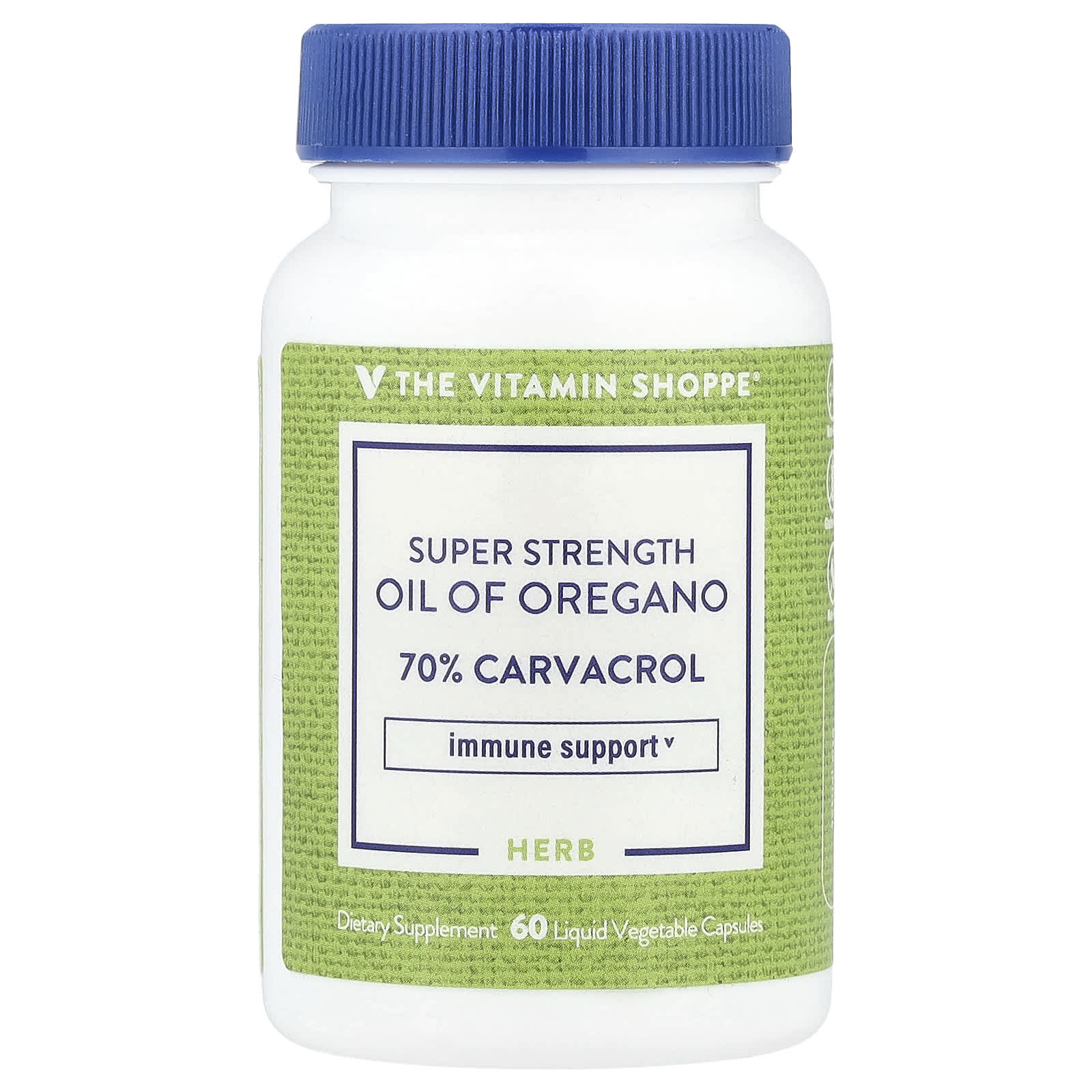 

Super Strength Oil, Oregano, Liquid Veggie Capsules, 60 (45Mg per Capsule)