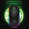 Xuanyinhu XYH80 Wireless RGB Gaming Mouse - Lightweight, Rechargeable, and Ergonomic for Office and Gaming Use.