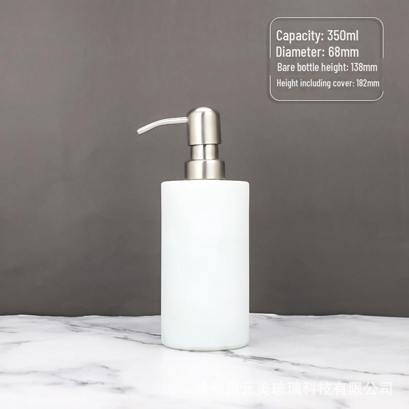 Nordic Style Glass Lotion & Soap Bottle for Home, Hand Sanitizer, and Hotel Shower Gel