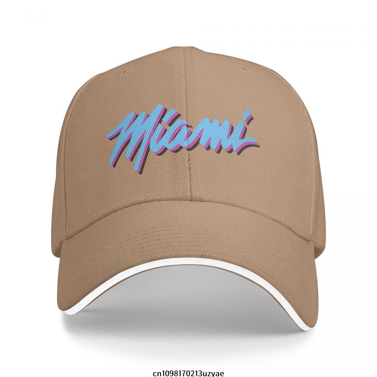 

Miami Vice Baseball Caps Hip Hop Sandwich Cap Men Women Adjustable Outdoor Sport Hat One Size
