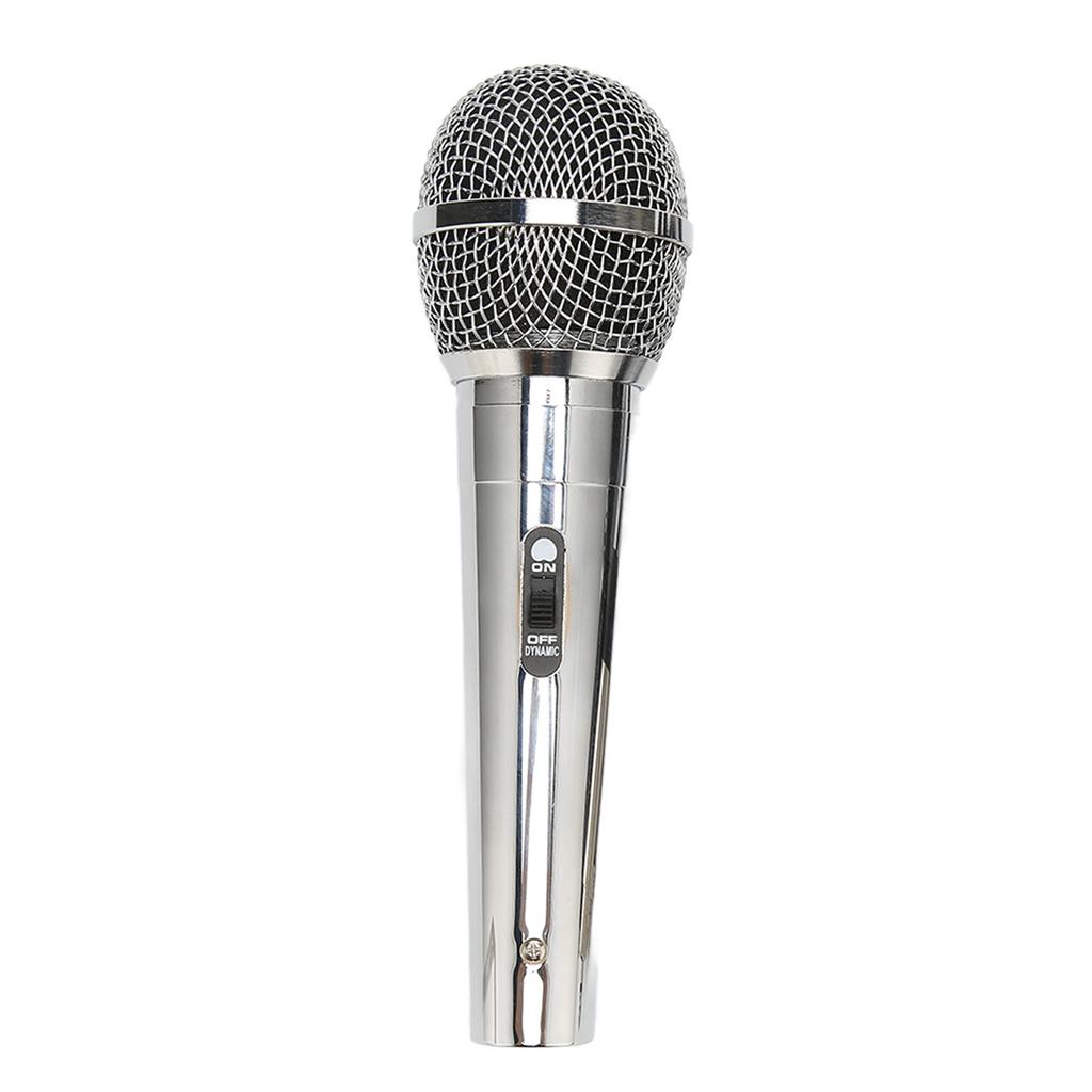 Wired Microphone Moving Coil Type Handheld Singing Microphone for Home KTV Meeting 9.8ft