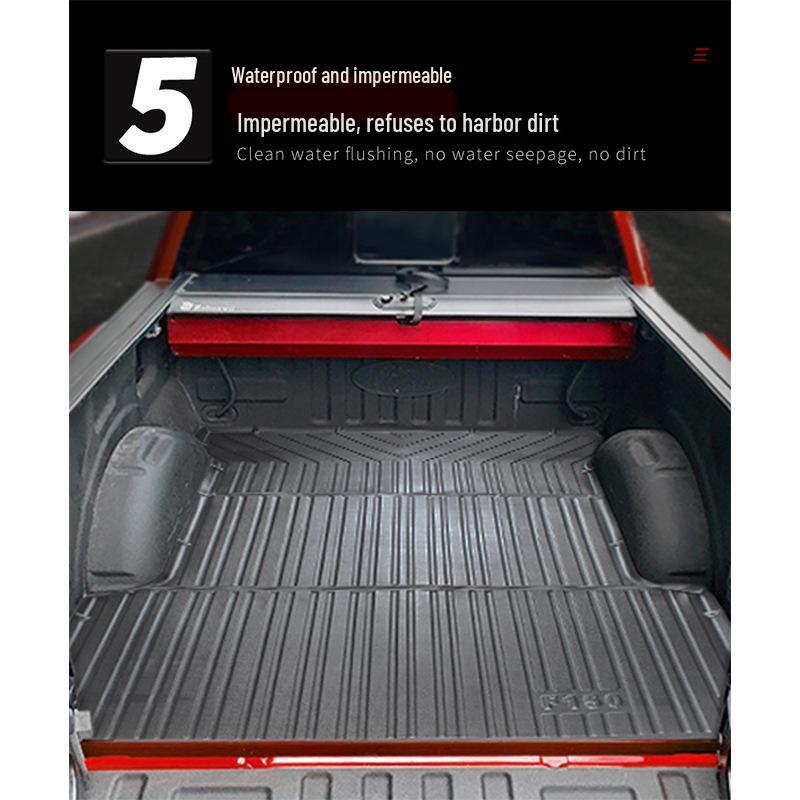 Ford Raptor F150 Tailgate Mat: Waterproof, Wear-Resistant, Eco-Friendly TPE Trunk Floor Mat
