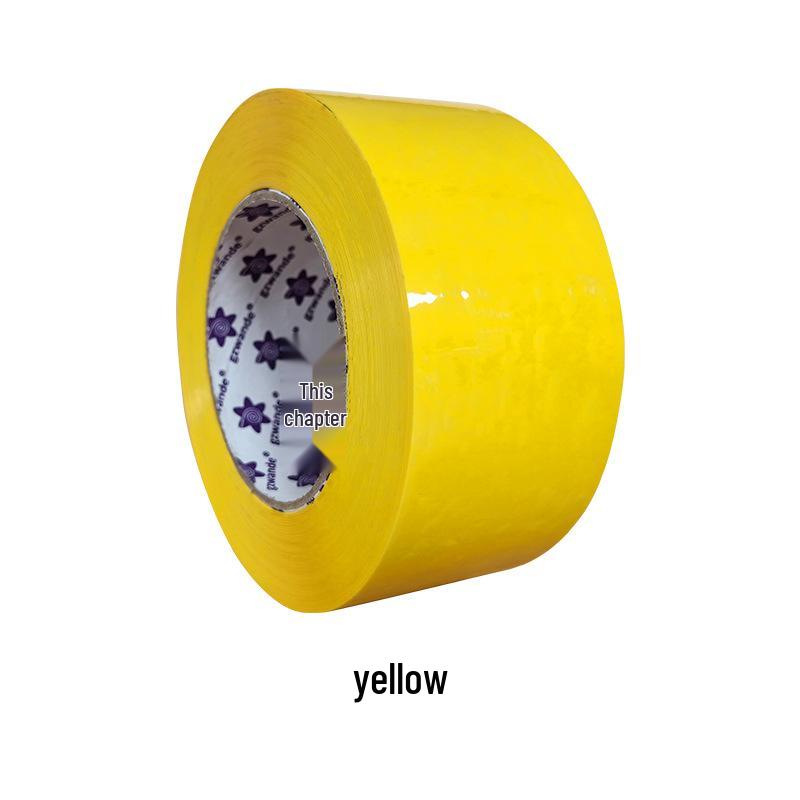Beige Packing and Sealing Tape, 4.5"x150', Adhesive Roll with Transparent Options