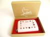 Porte-monnaie rond zippé en cuir rose clair Christian Louboutin authentique #9691 remis à neuf