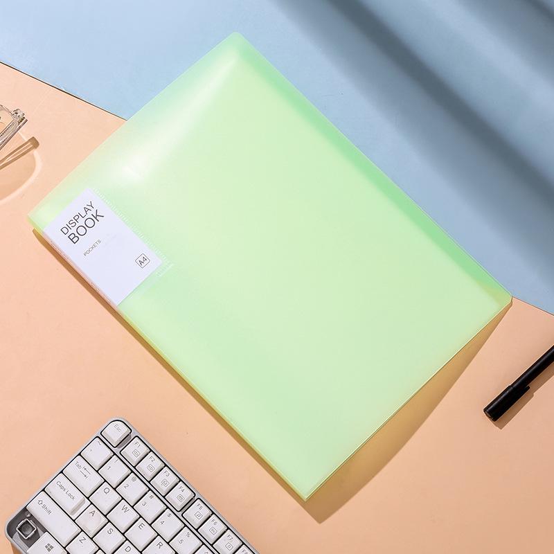 A4 Transparent Multi-Layer Document Holder Ring Binder for Students