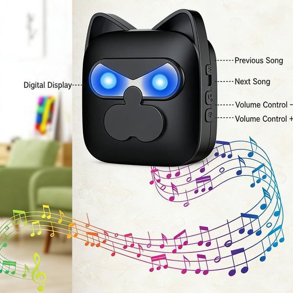 Smart Home Wireless Doorbell with Infrared Sensor and Long-Range Driveway Alarm