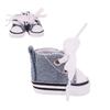 ShoesNew Only 4Cm Labubu Doll Canvas Shoes 1517Cm High Top Sports Shoes Labubu Doll Lace Up Canvas Shoes Doll Accessories Toy
