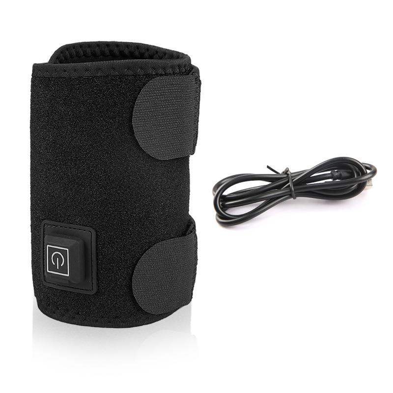 

Электрический подогреваемый массажер для колена, регулируемый, 3-ступенчатый, температурный, протектор для локтя, горячий компресс, защитный пояс для плеч чёрный