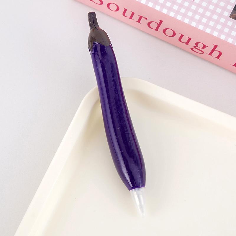 Sevimli Karikatür Meyve Sebze Şekilli Kalem Yaratıcı Okul Ofis Jel Kalemler Hediye Malzemeleri Kırtasiye