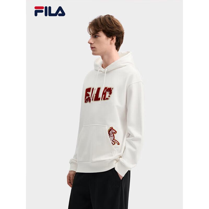 FILA 'Ready-to-Fly Drama' Unisex Loose Embroidered Hoodie