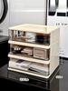Multi-layer Transparent Drawer Cosmetics Organizer Makeup Storage Box Large Capacity Table Lipstick Makeup Brush Perfume Racks